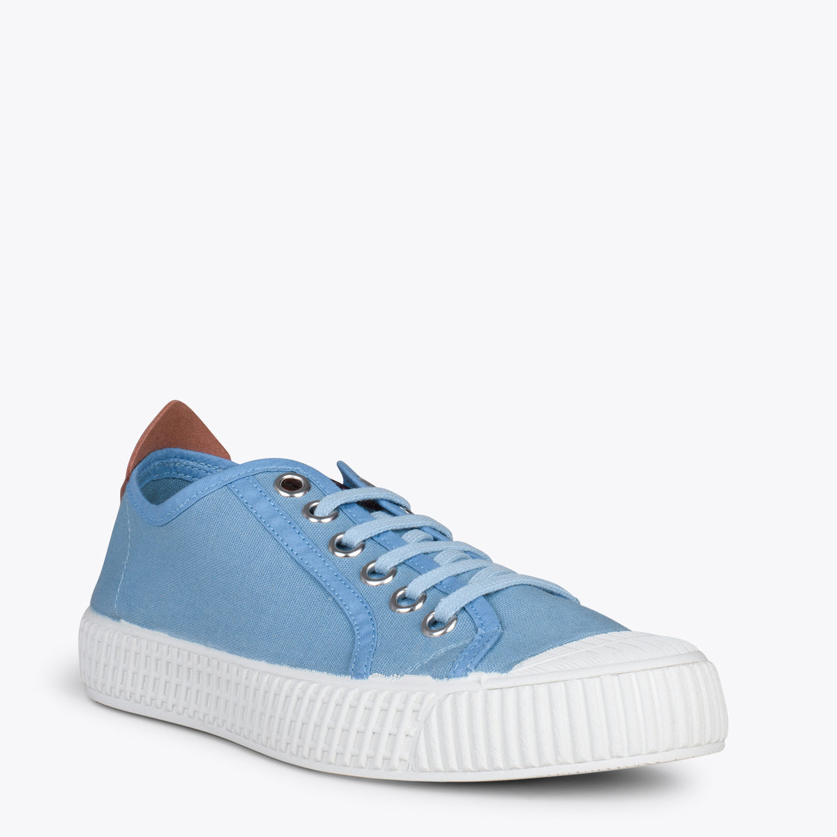 BAMBA – Zapatillas casuals de lona para mujer AZUL