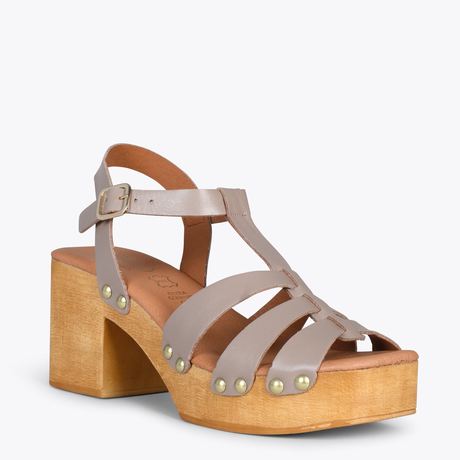 PARADISE – TAUPE Fisherman’s sandals