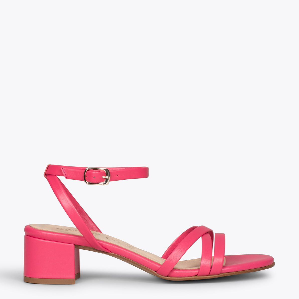VIENA – FUCHSIA sandals with straps