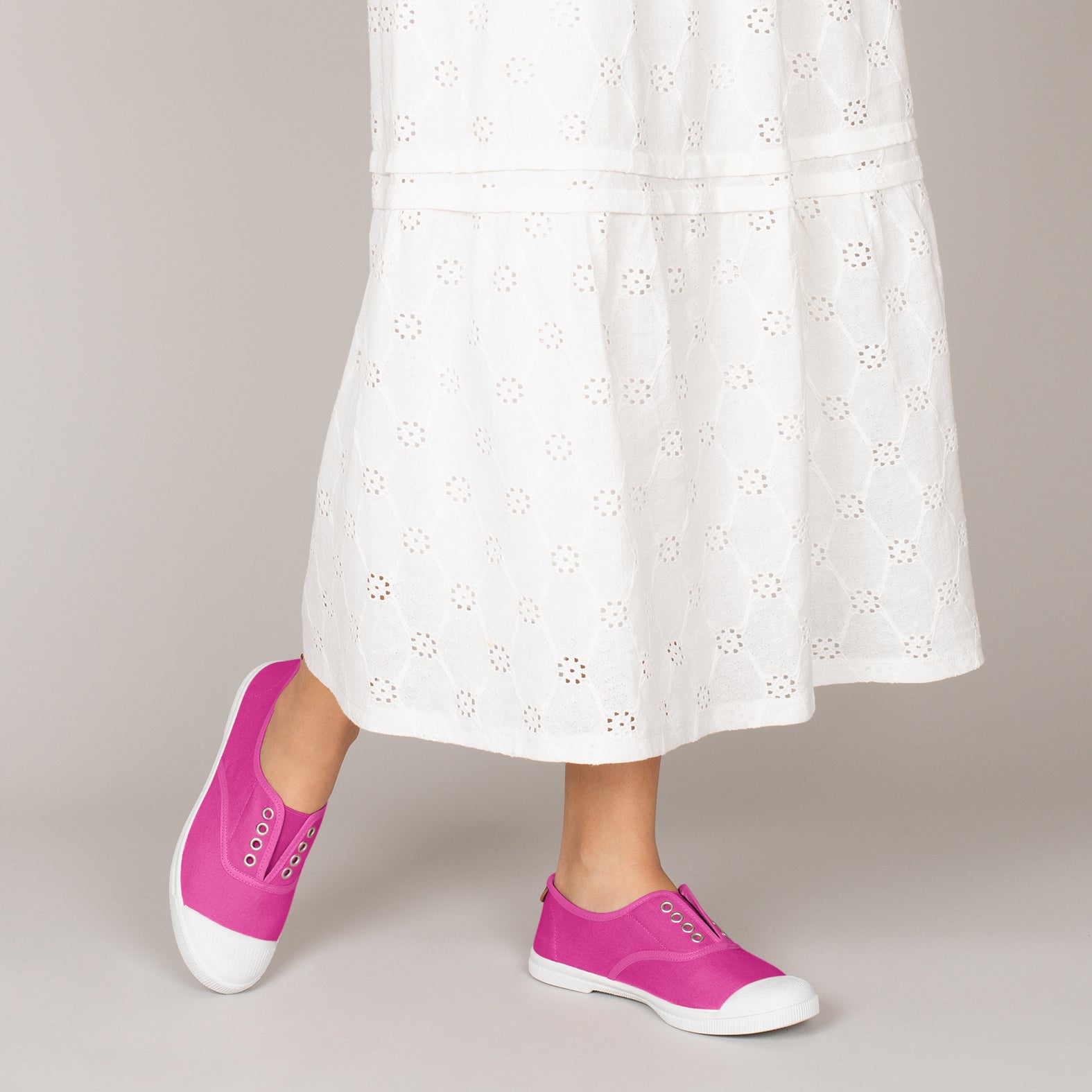 WAY - Zapatillas sin cordones de lona FUCSIA - miMaO ®