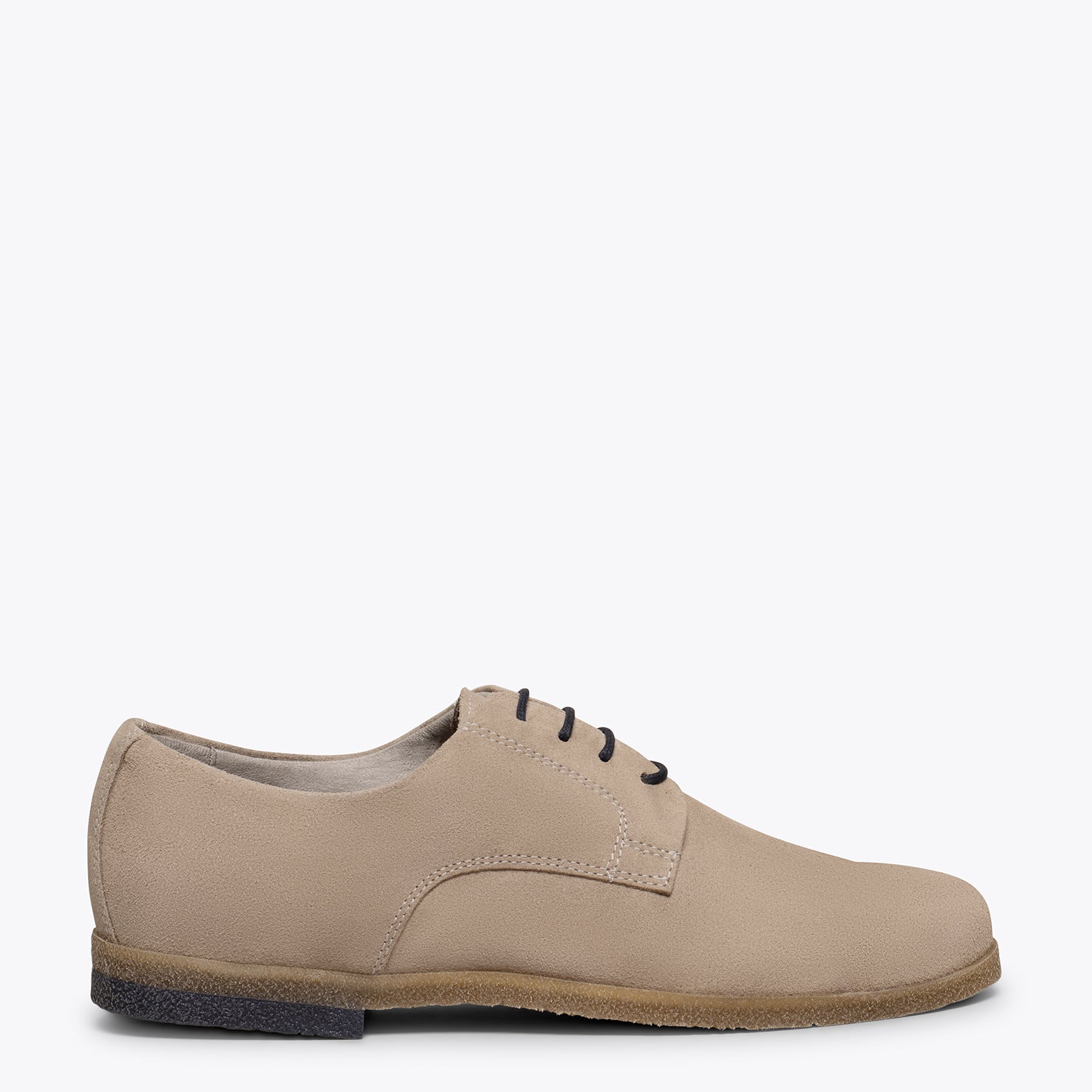 BLUCHER – GREY classic shoes with laces