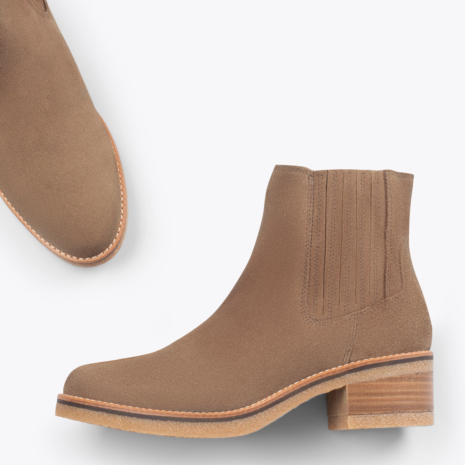 COUNTRY – TAUPE country style booties