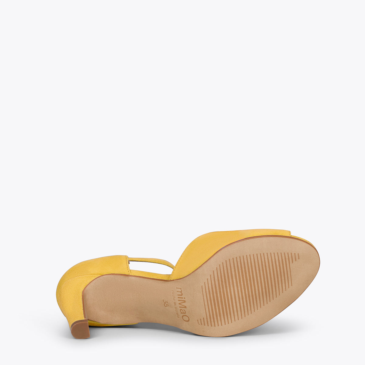 PETAL – YELLOW high heel sandal
