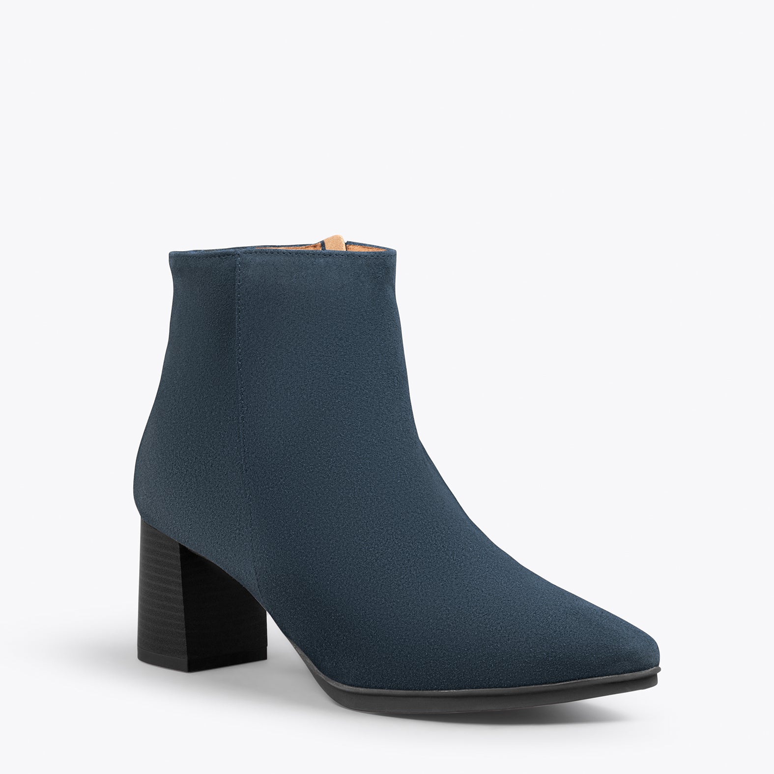 CITY - Botines de tacón ancho y punta fina MARINO - miMaO ®