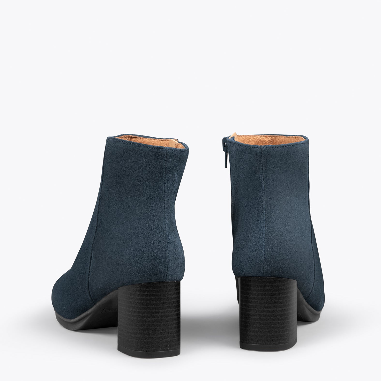 CITY - Botines de tacón ancho y punta fina MARINO - miMaO ®