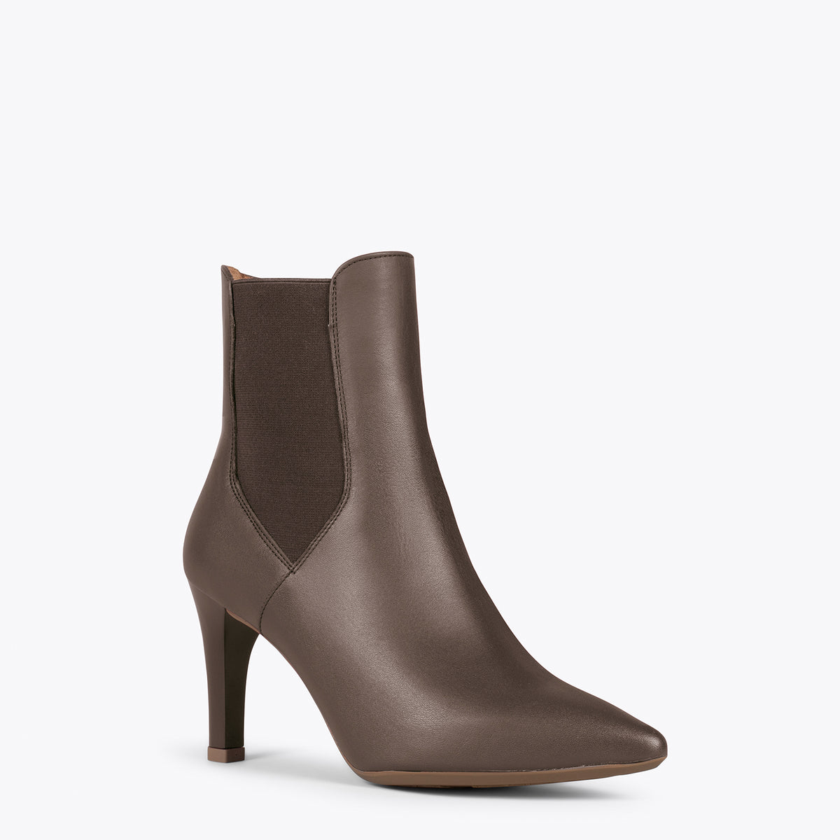 BOTÍN GLAM – Botines de vestir con tacón alto MARRÓN
