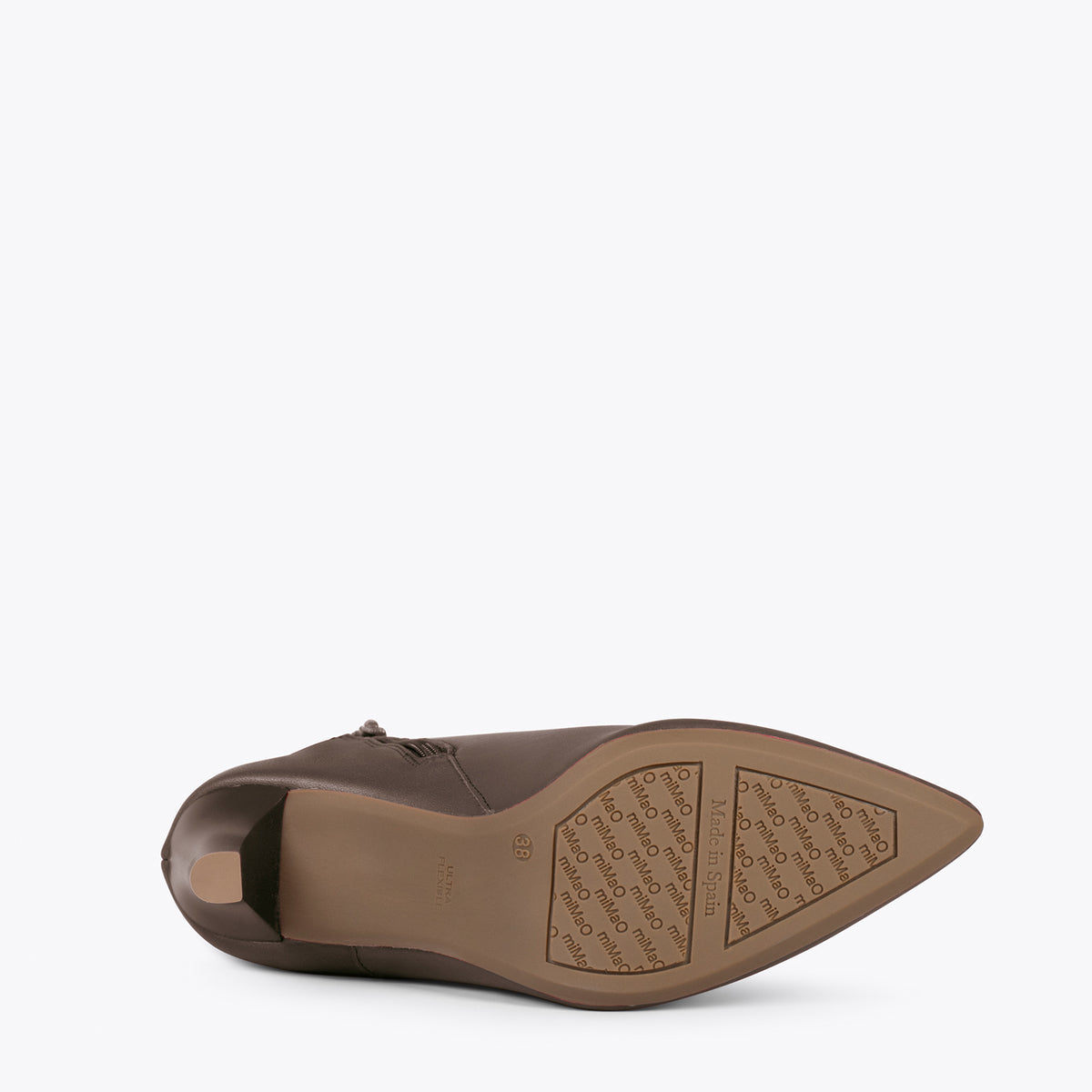 BOTÍN GLAM – Botines de vestir con tacón alto MARRÓN