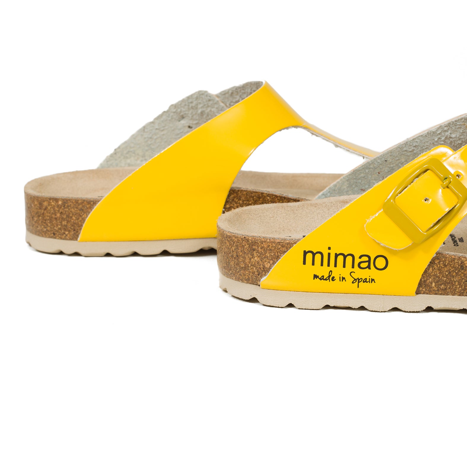 BLOG- Sandalia plana BIO de dedo AMARILLA - miMaO ShopOnline