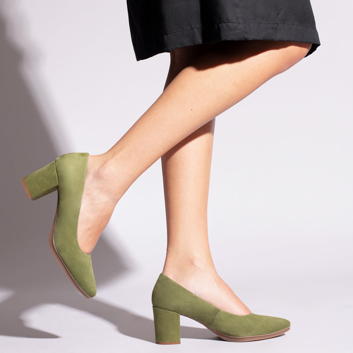 URBAN S - Zapatos de tacón medio VERDE