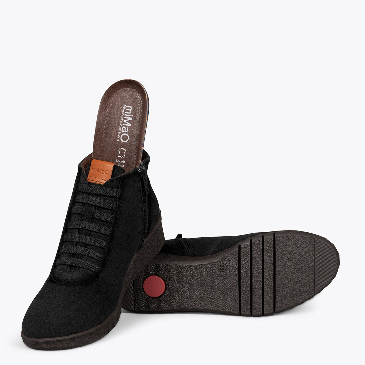 FLEXY - Zapatillas abotinadas NEGRO - miMaO ®