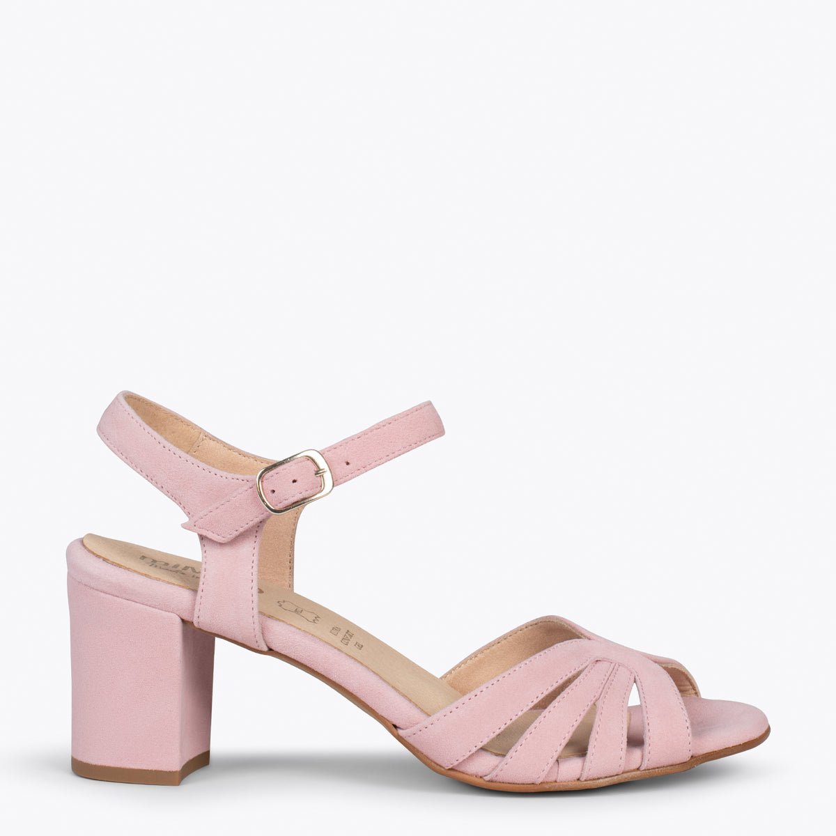 MUSA – Sandalias de tacón ancho ROSA PALO