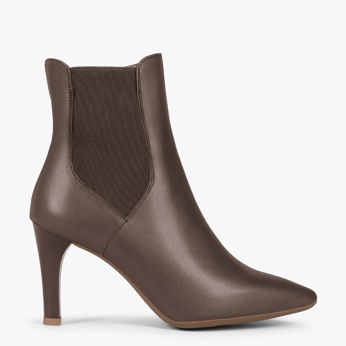 BOTÍN GLAM – Botines de vestir con tacón alto MARRÓN