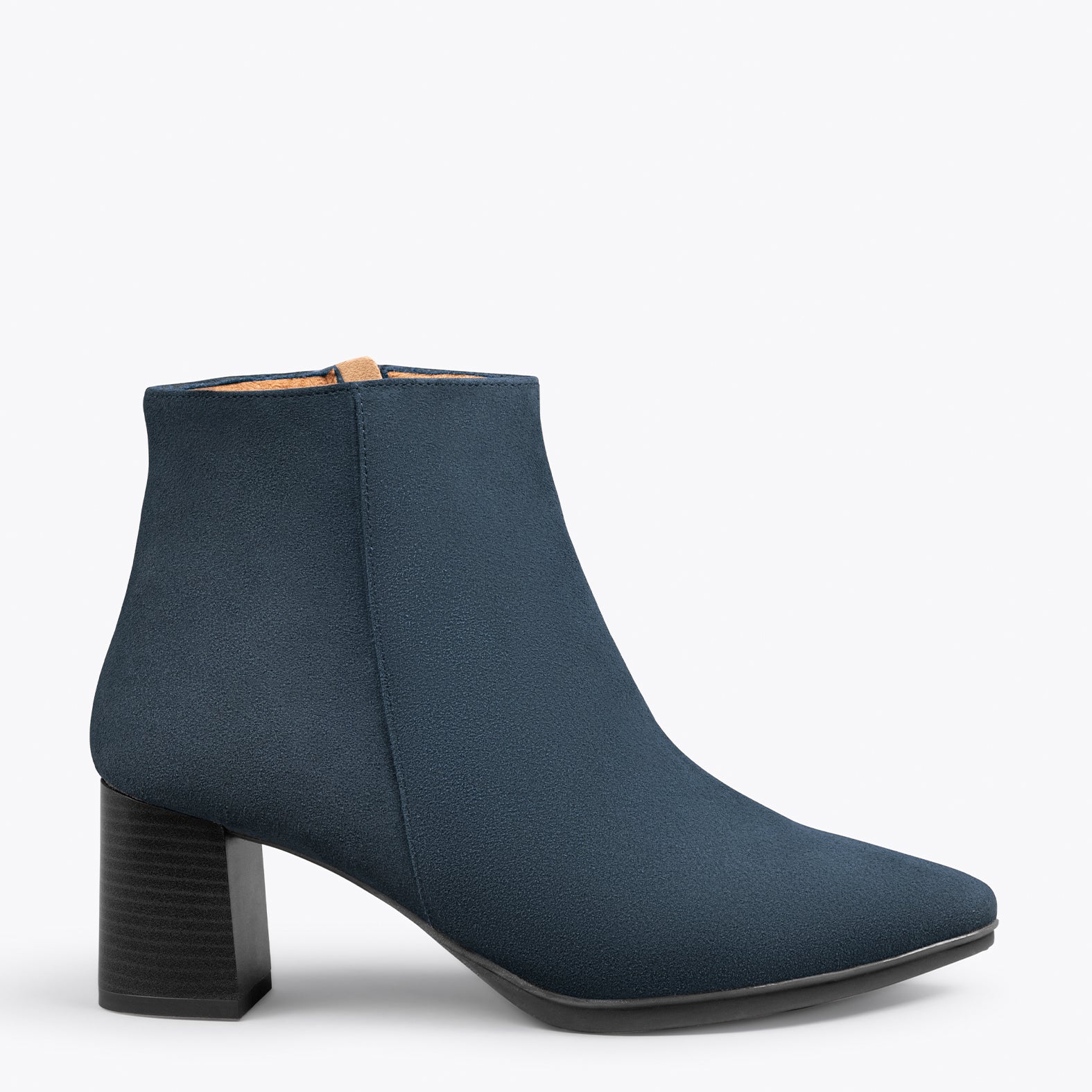 CITY - Botines de tacón ancho y punta fina MARINO - miMaO ®