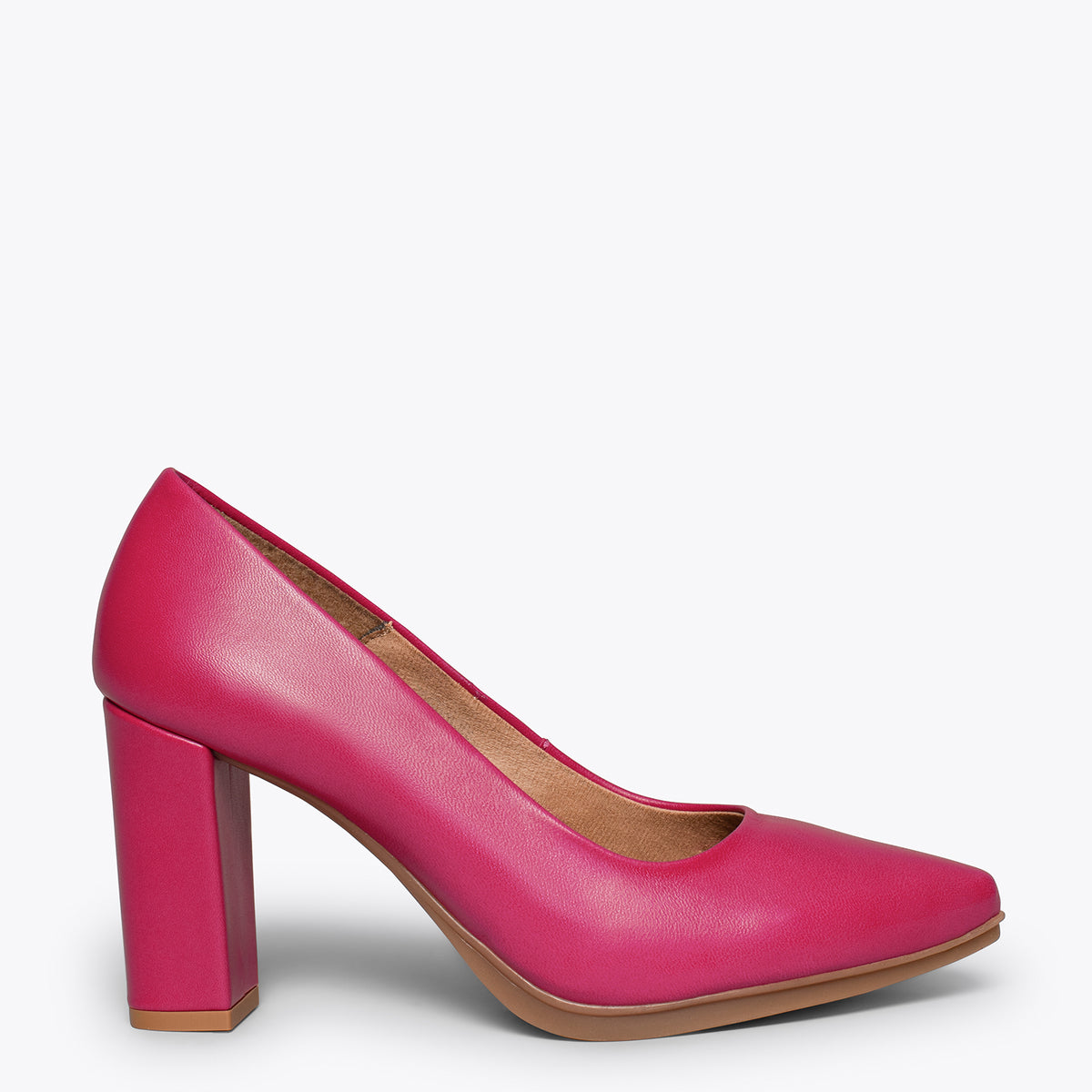 URBAN SALON – FUCHSIA nappa leather high heels
