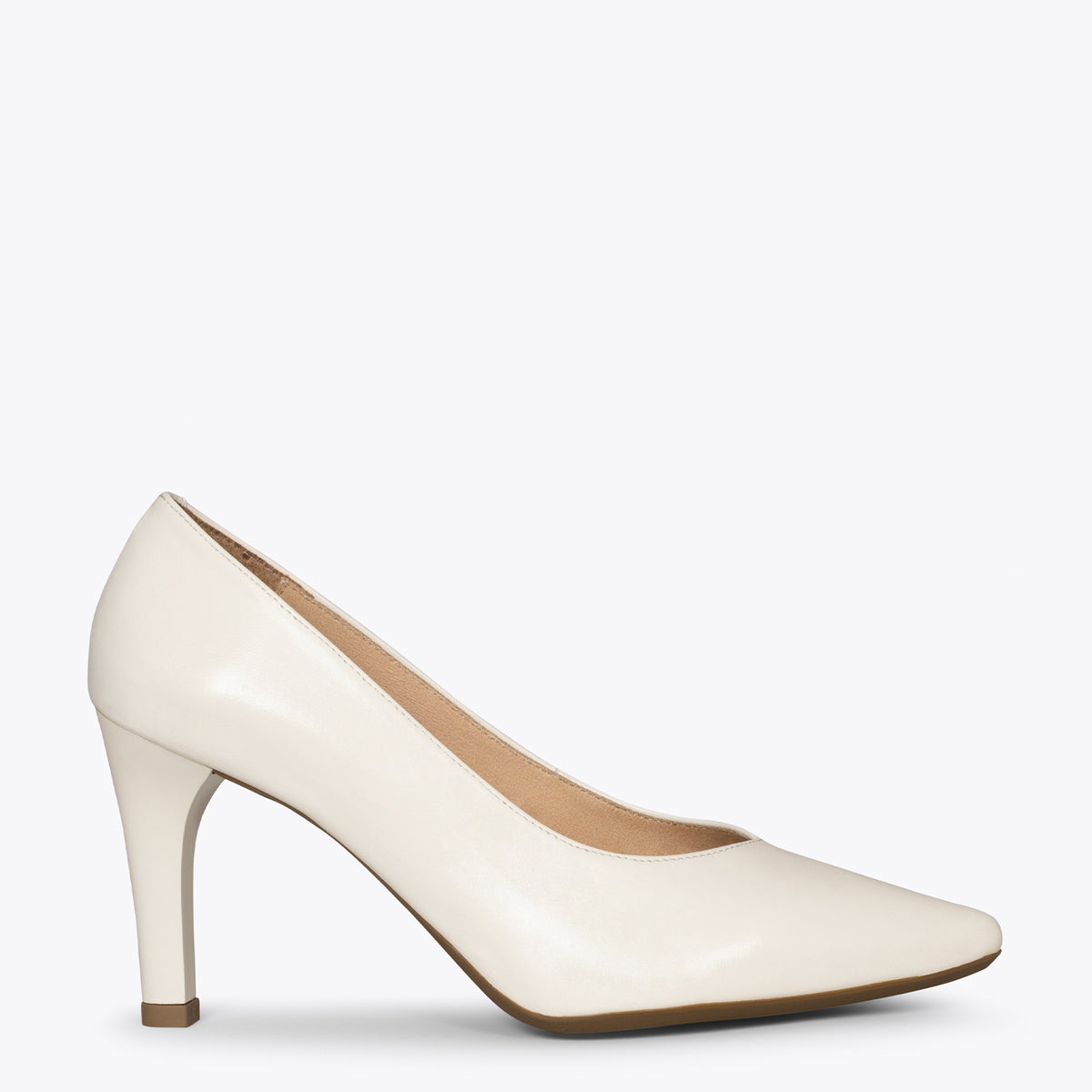 GLAM - Zapatos elegantes de tacón alto HUESO