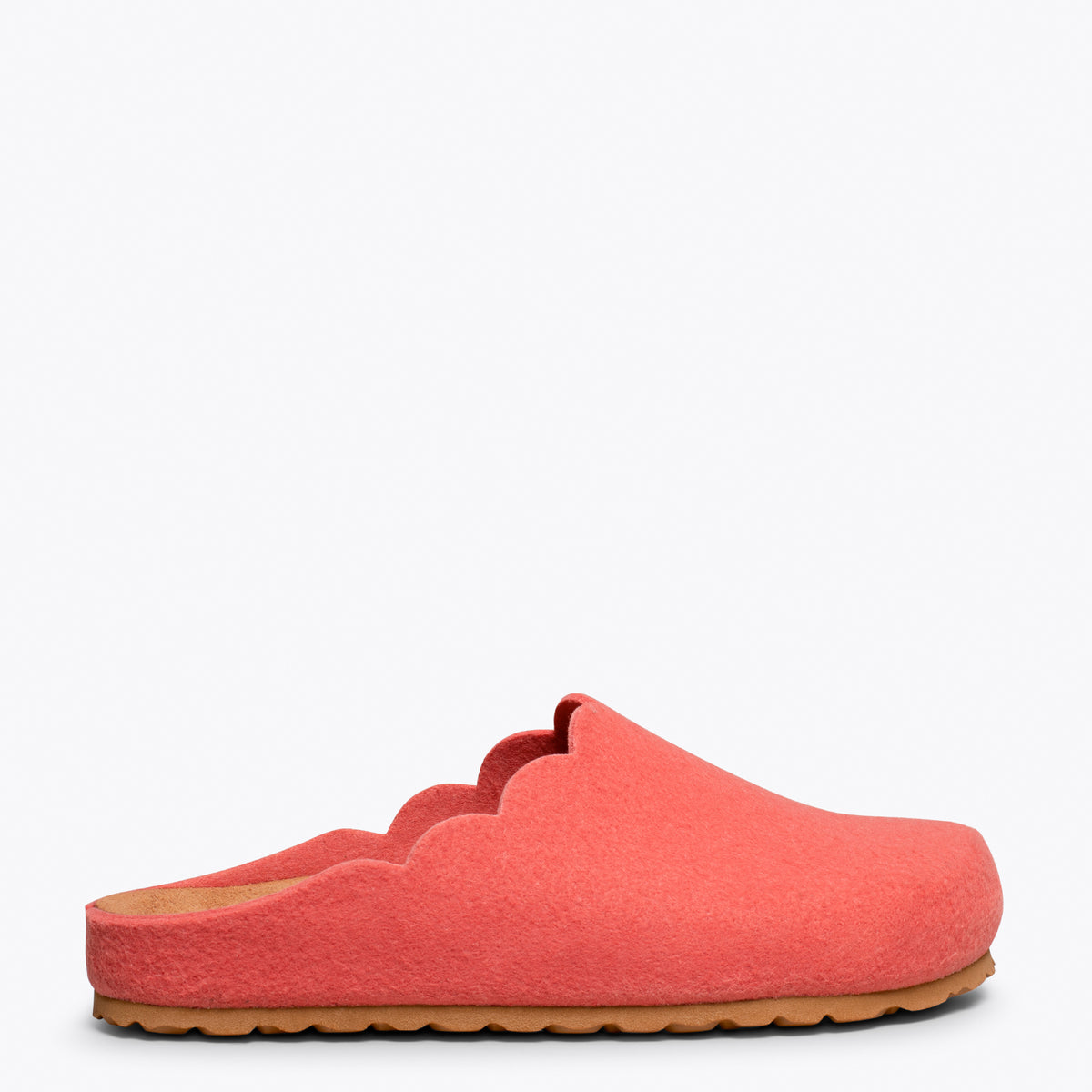 SWEET HOME - SALMON felt home slipper
