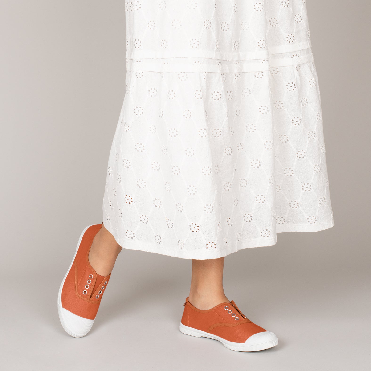 WAY - Zapatillas sin cordones de lona TEJA - miMaO ®