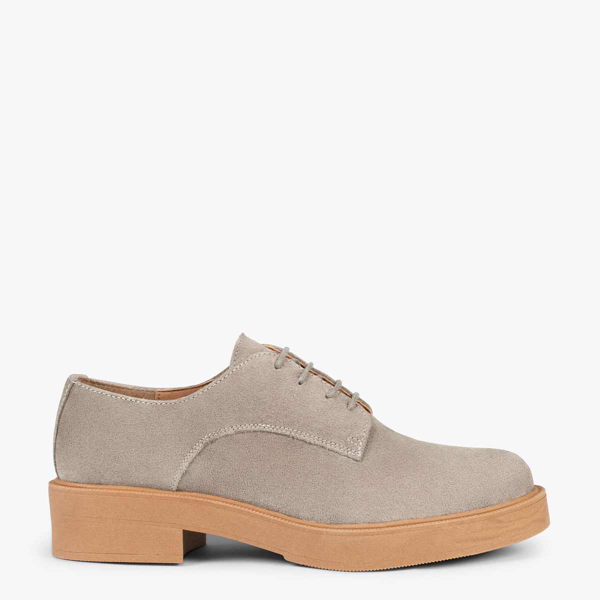 BLUCHER – Zapatos de cordones para mujer TAUPE