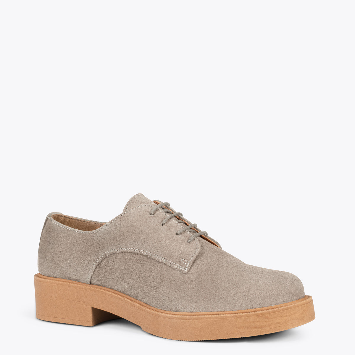 BLUCHER – Zapatos de cordones para mujer TAUPE