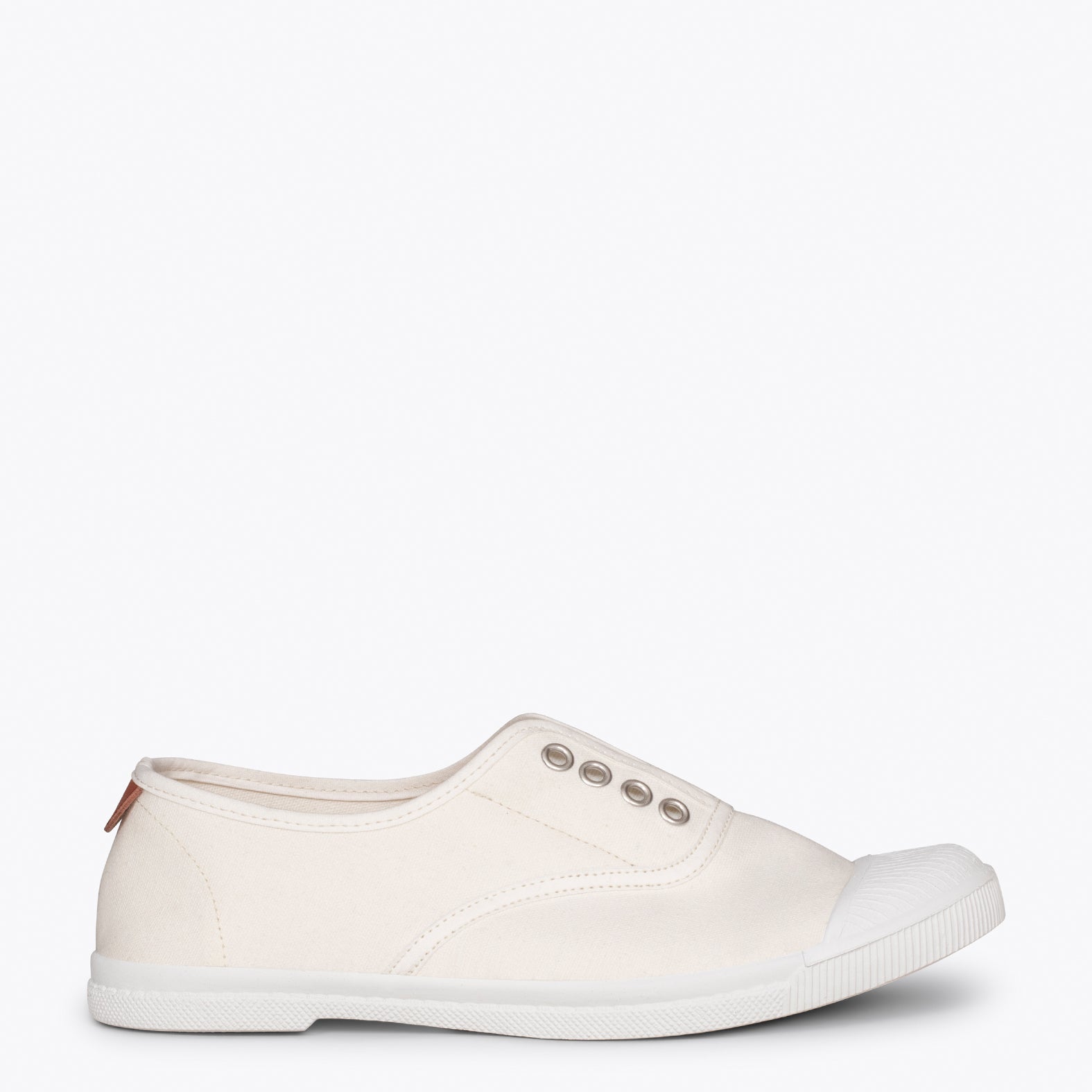 WAY - Zapatillas sin cordones de lona BLANCAS - miMaO ®