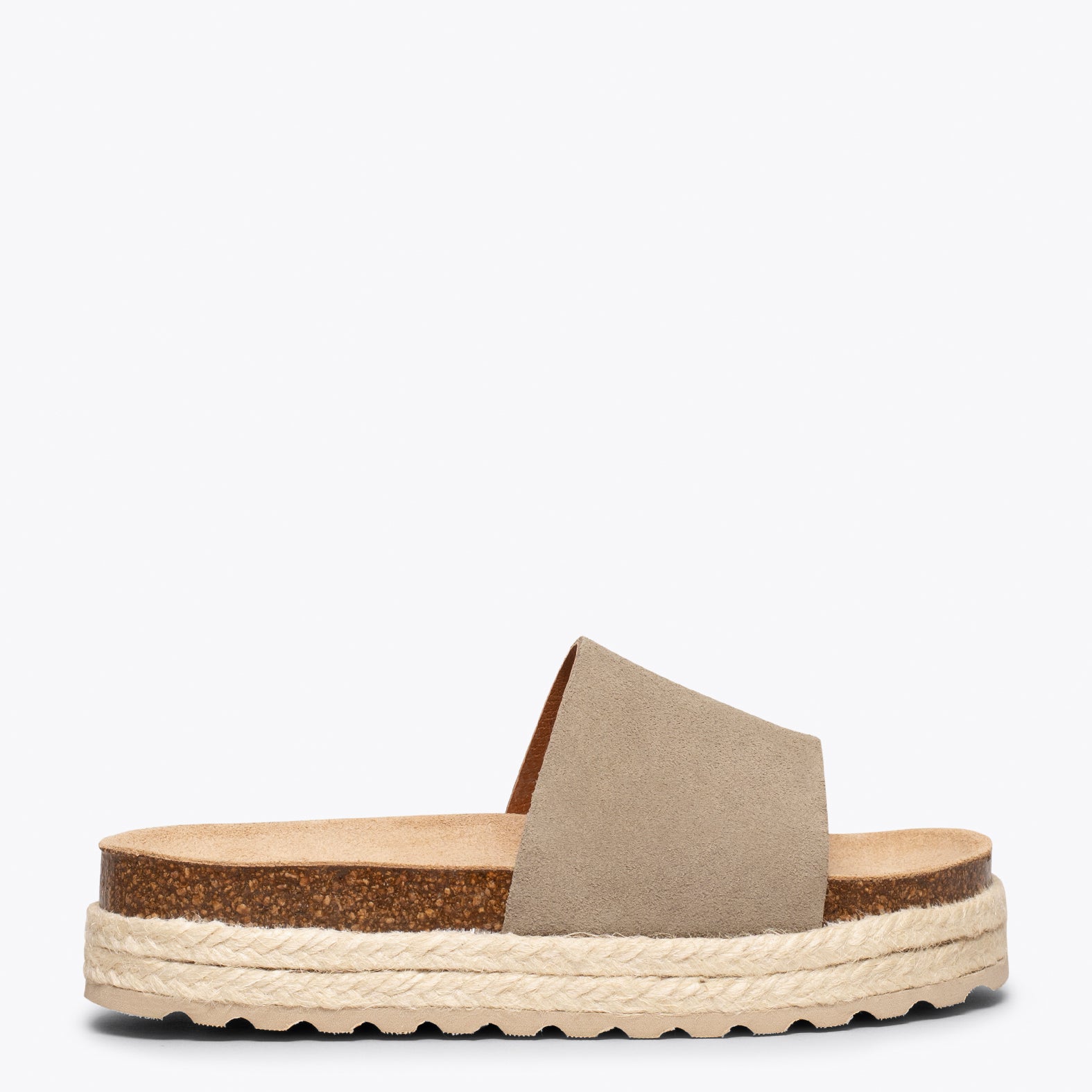 STRAWBERRY – TAUPE flat sandals for girls