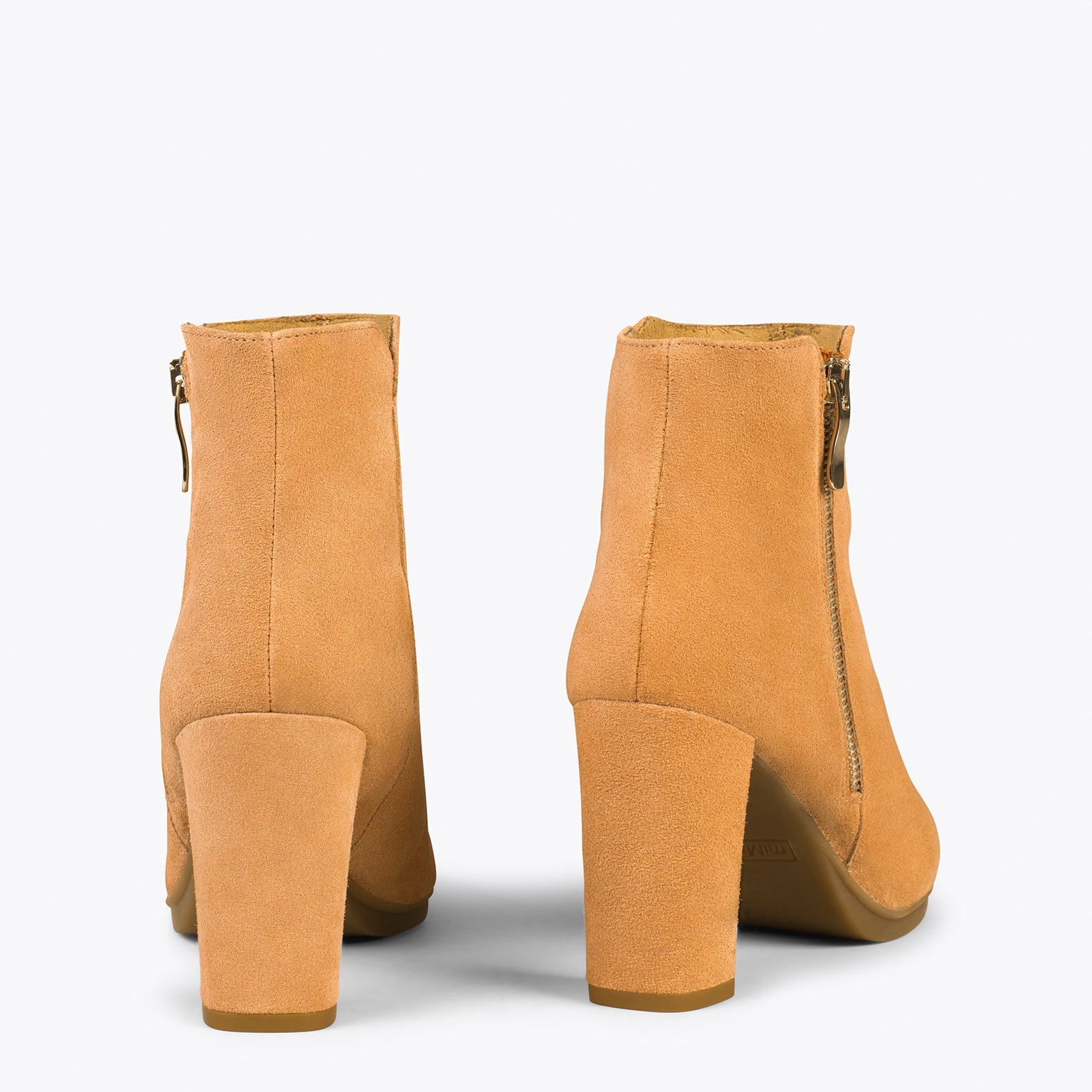 BOTÍN URBAN – Botines de tacón alto CAMEL - miMaO ®
