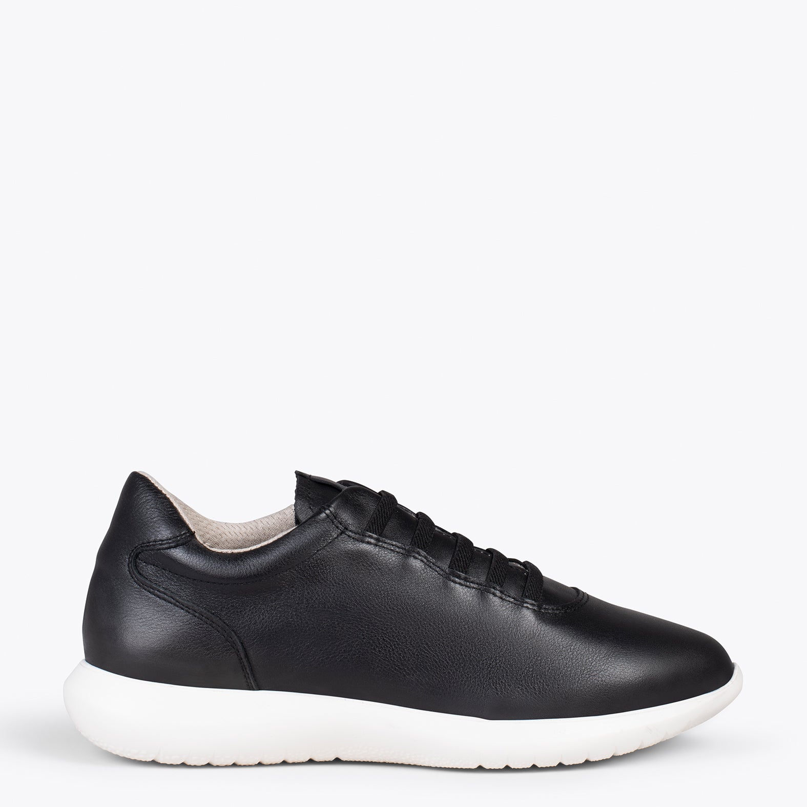 CHICAGO – Zapatillas elásticas sin cordones NEGRO BLANCO - miMaO ®
