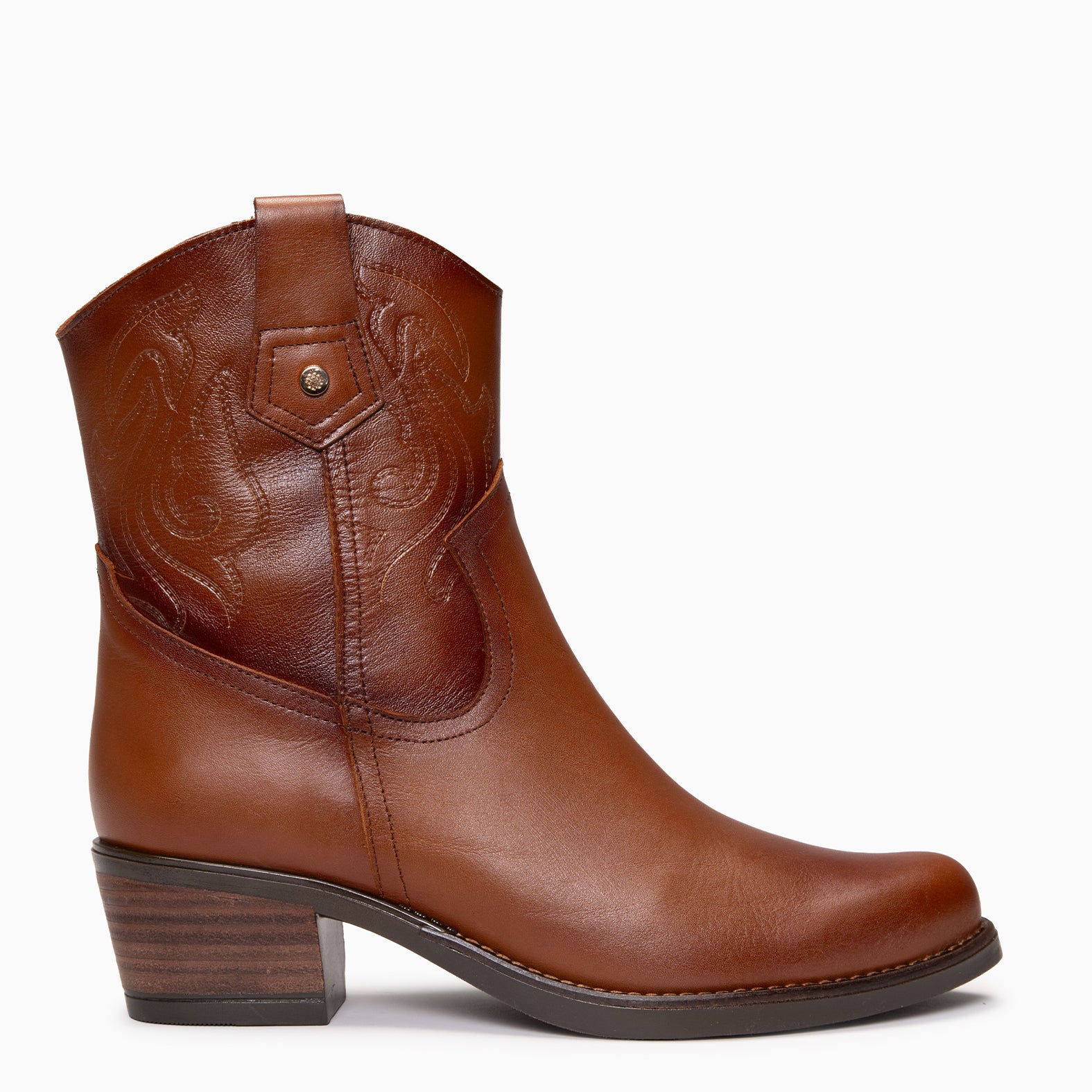 CYRUS - Botines cowboy MARRON - miMaO ®