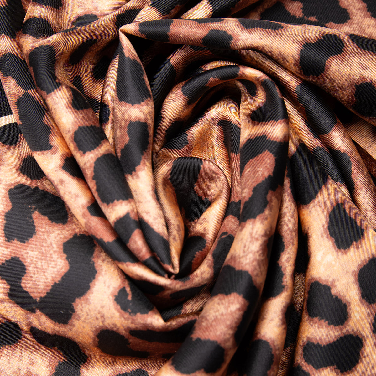 KENYA CARF - 100% silk scar with an animal print
