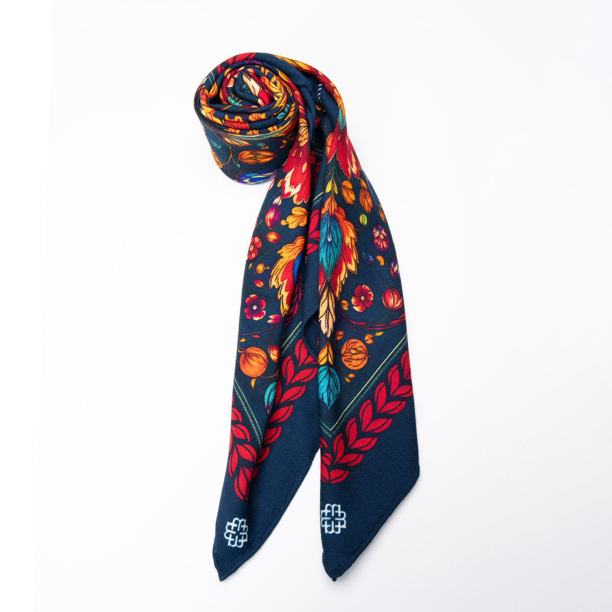 PAÑUELO PARAISO - Pañuelo de lana con estampado floral