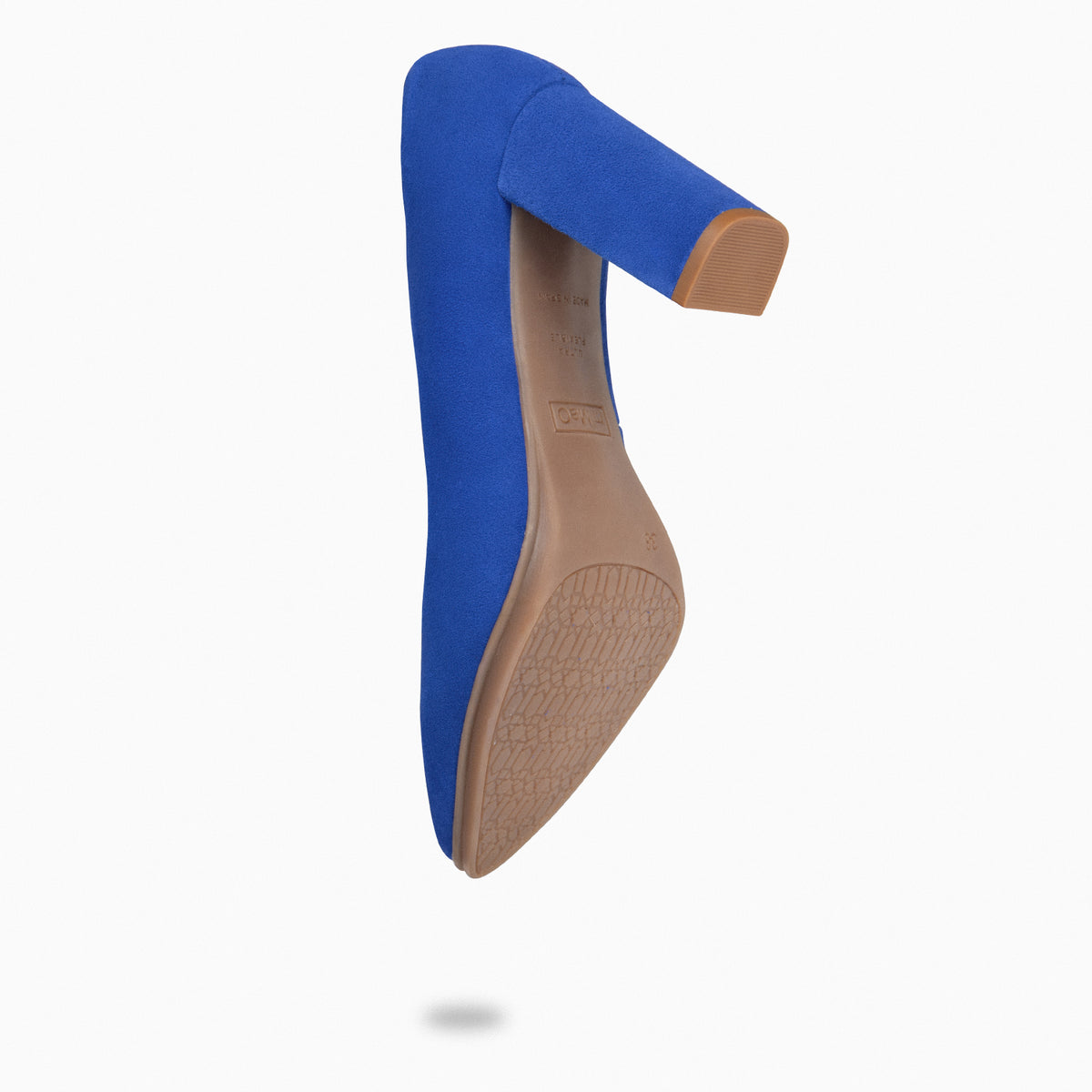 URBAN - Zapatos de tacón alto de ante AZUL ELECTRICO - miMaO ®