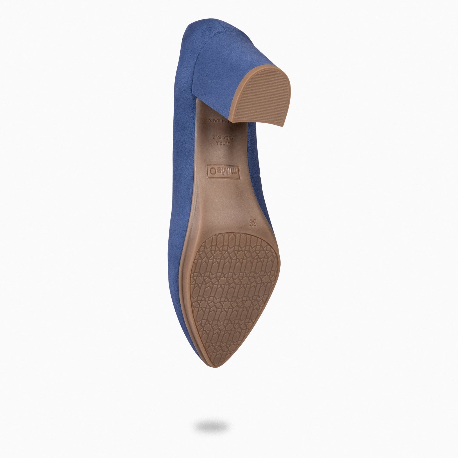 URBAN S - Zapatos de tacón medio en ante AZUL - miMaO ®