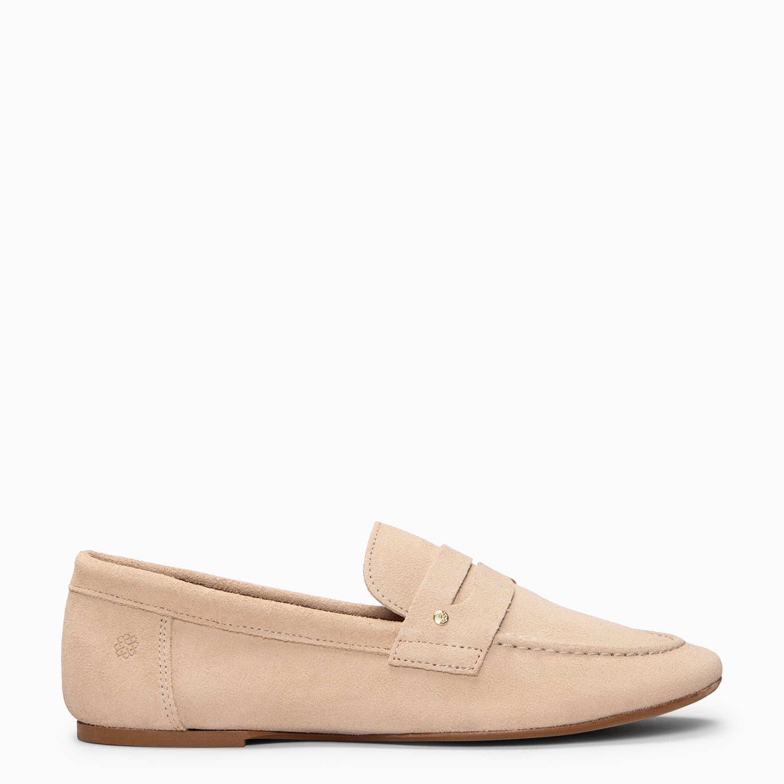 TIERRA - Mocasines de ante Baresoft BEIGE