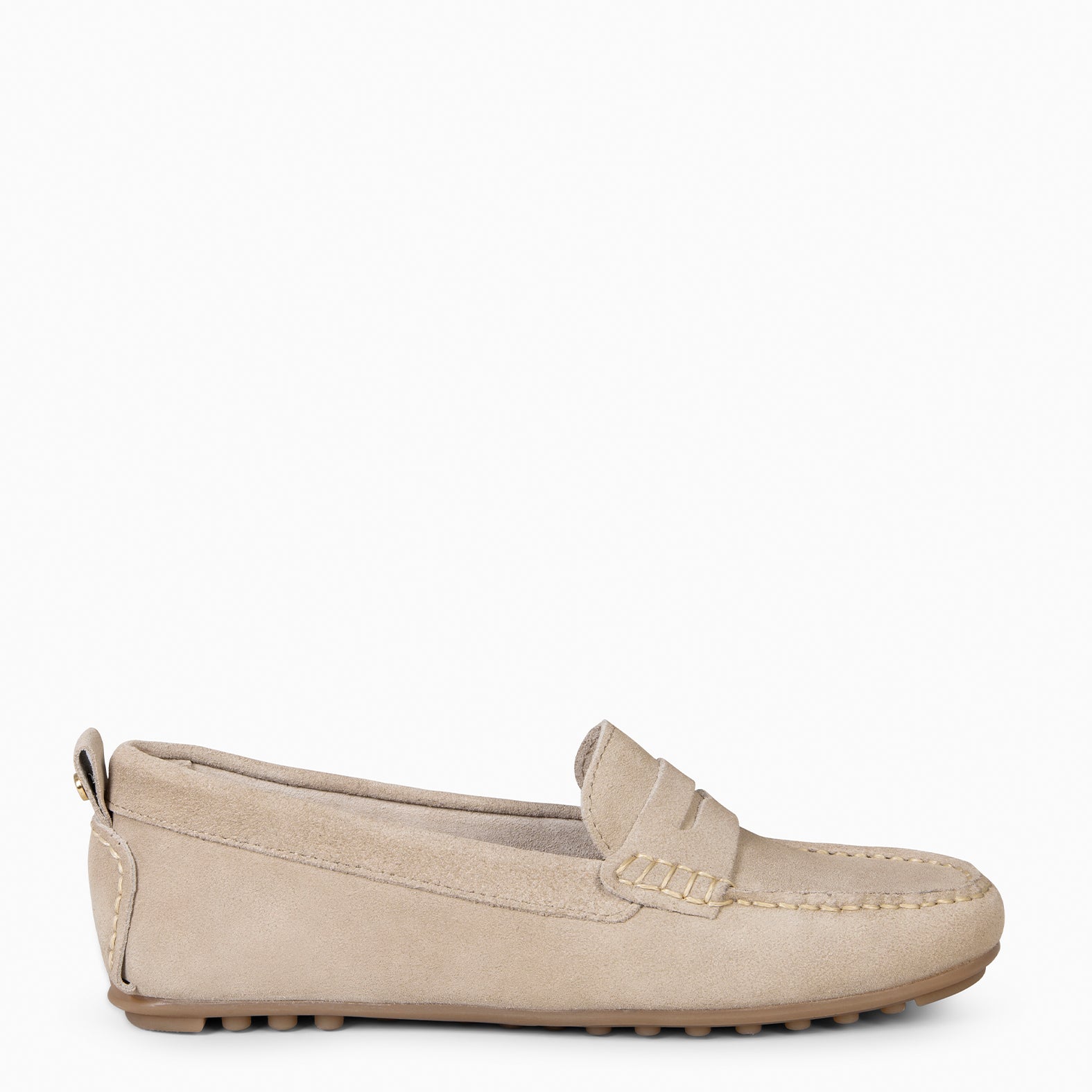 MONTEZ – Mocasín plano con plantilla extraíble BEIGE - miMaO ®