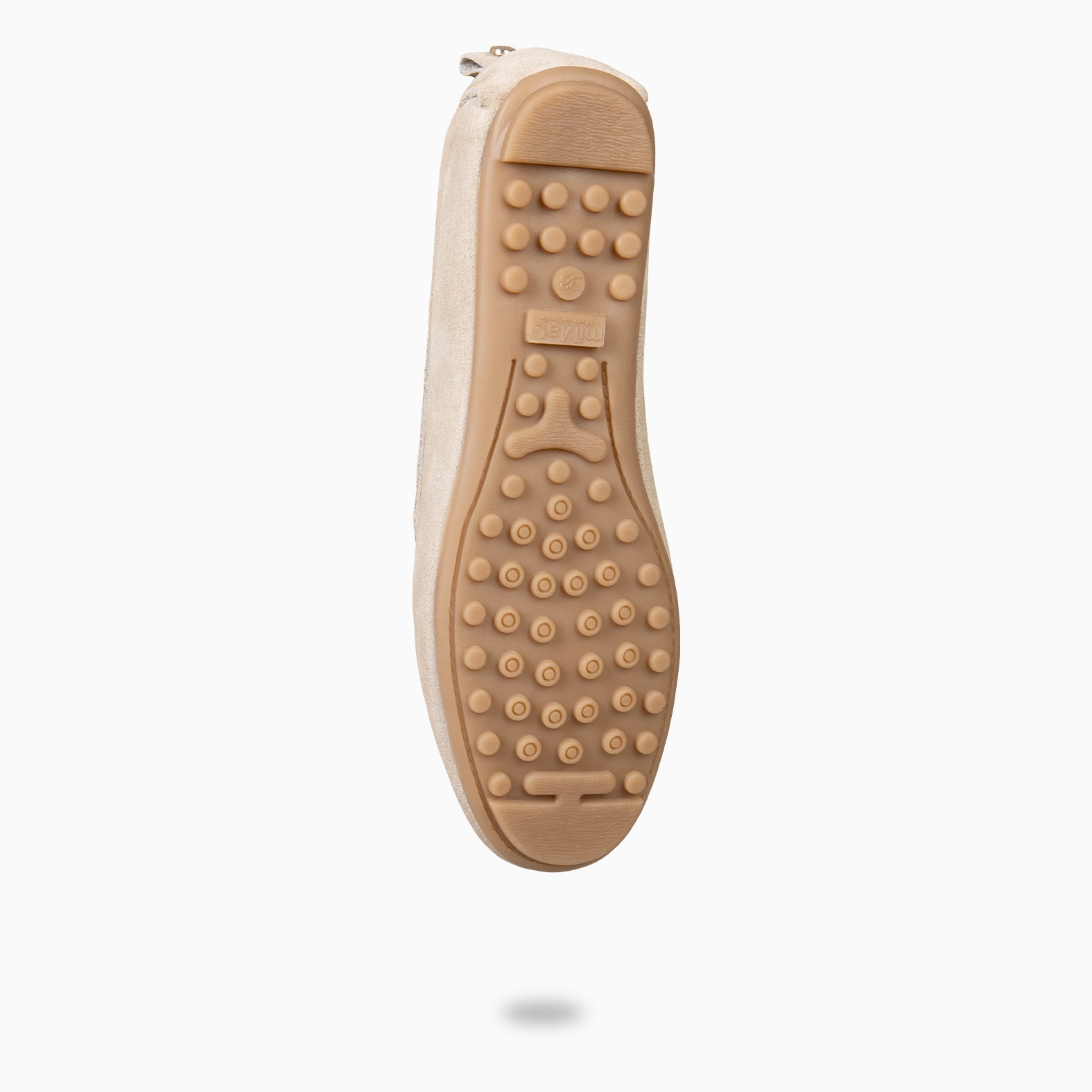 MONTEZ – Mocasín plano con plantilla extraíble BEIGE - miMaO ®