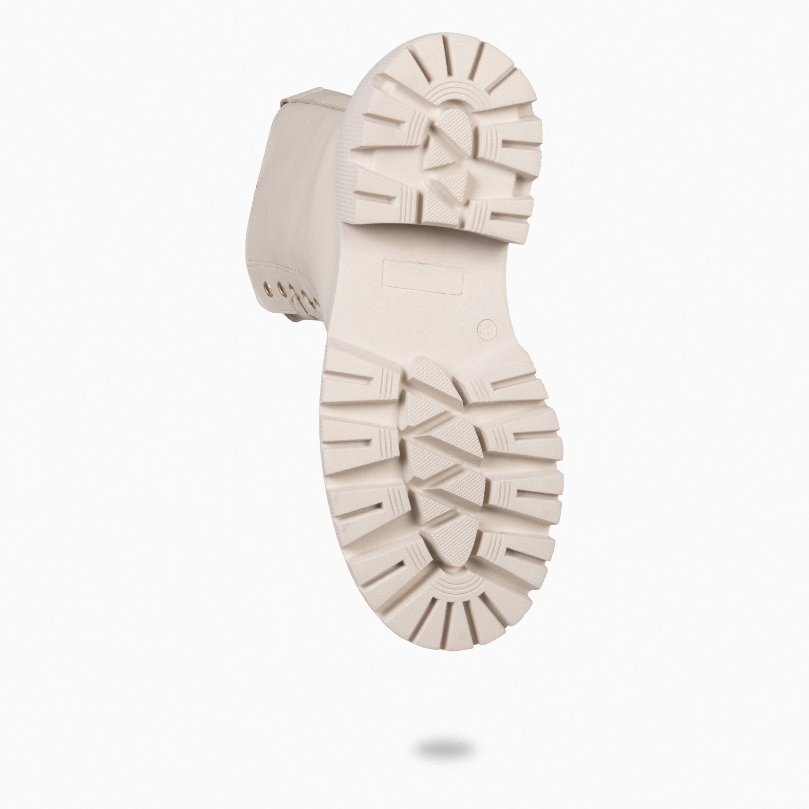 HALEN - Botas militares plataforma track BEIGE - miMaO ®