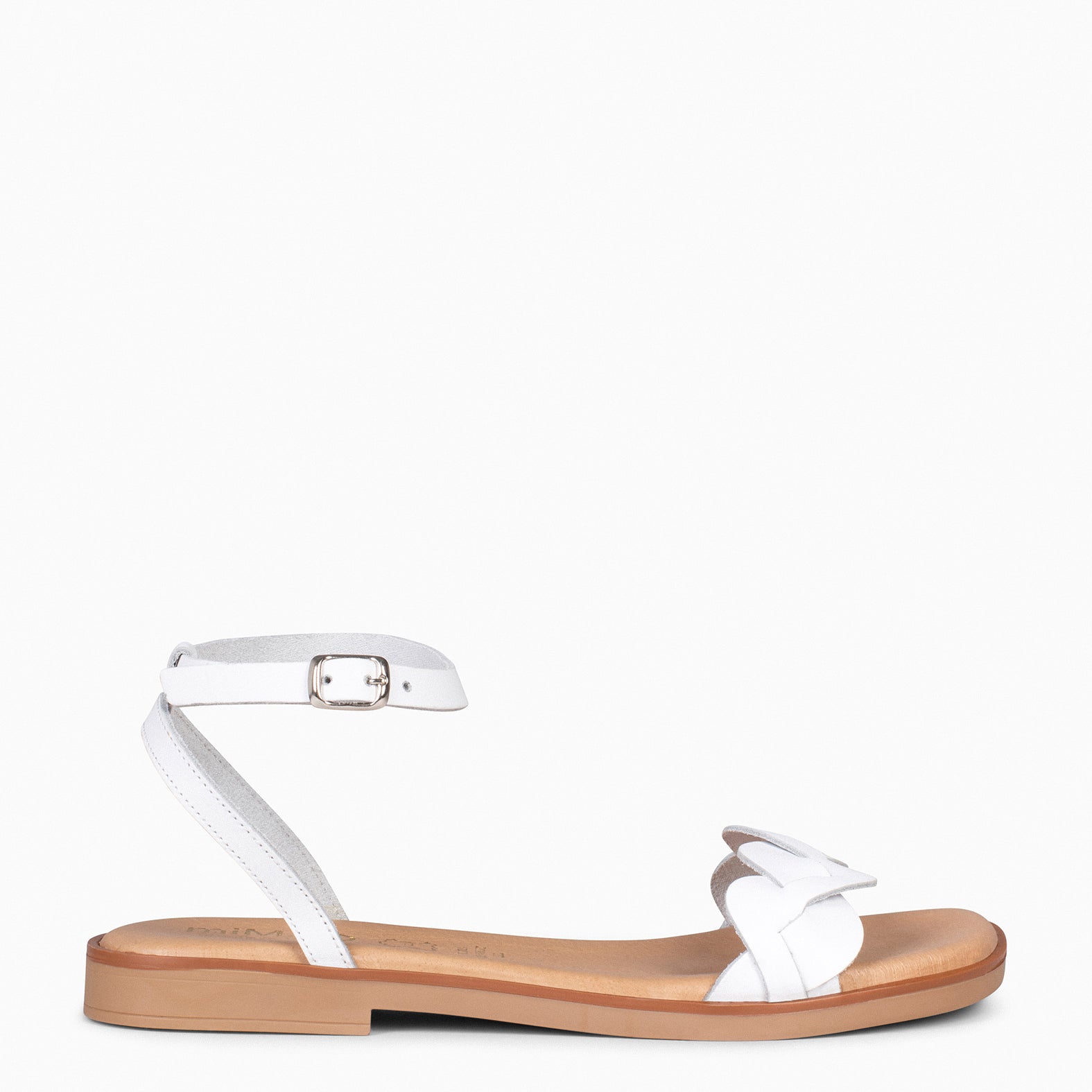 ARECA - Sandalias Planas Mujer BLANCO