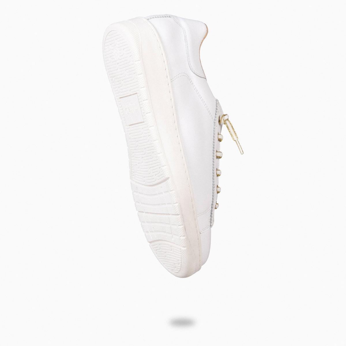 NANTES - Zapatillas de piel BLANCO