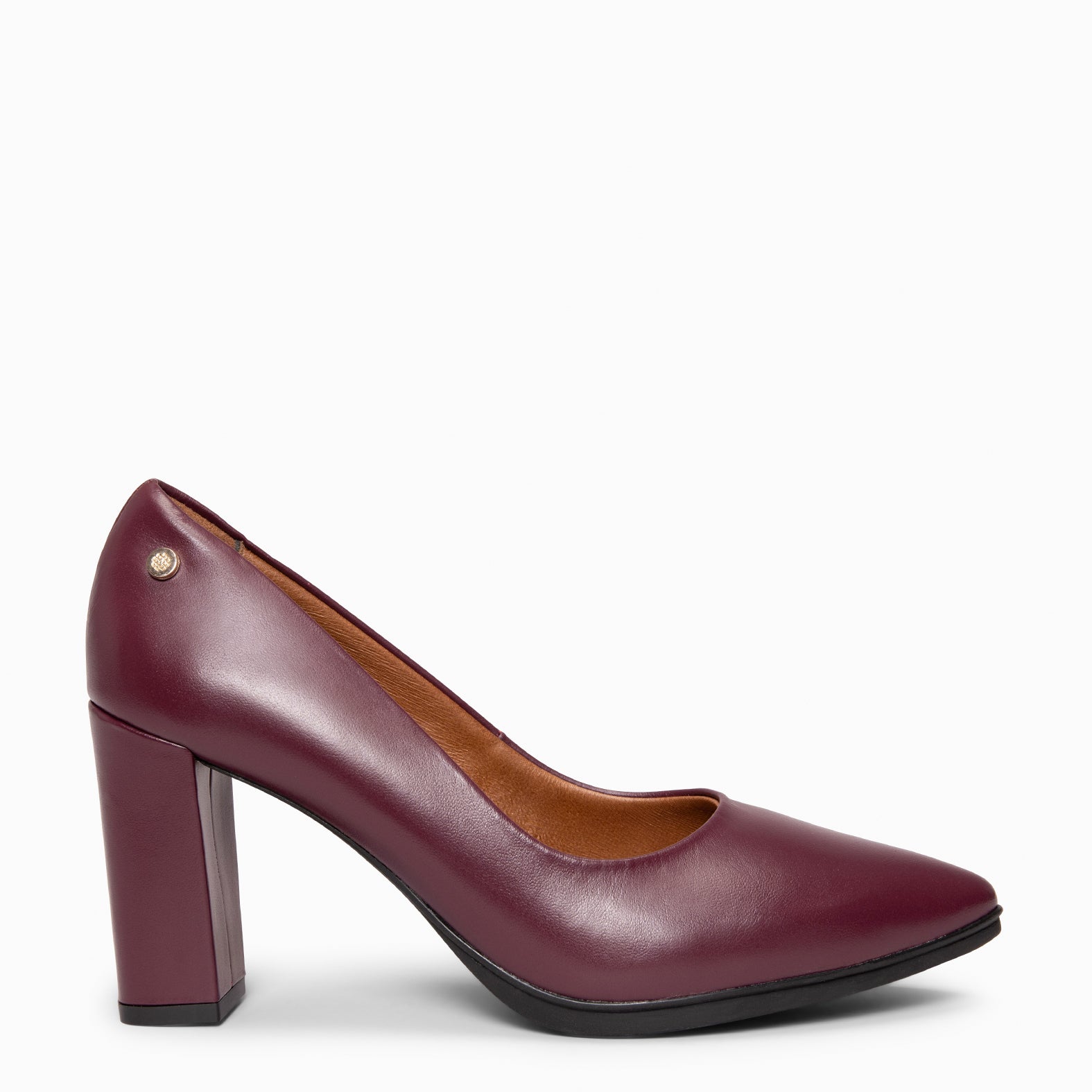 URBAN SALÓN - Zapatos de tacón alto de napa en BURDEOS - miMaO ®