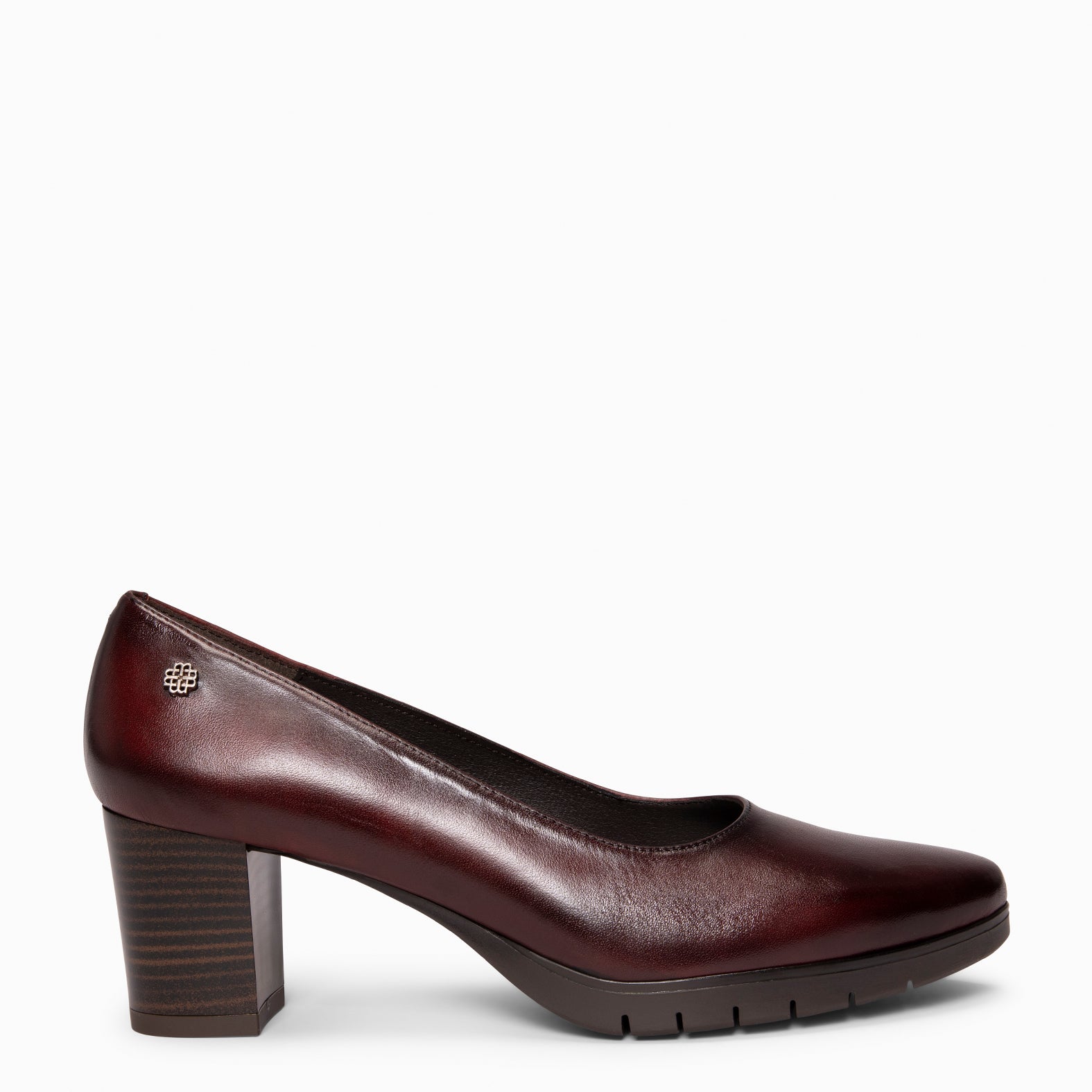 URBAN TREND S - BURGUNDY Platform high heel
