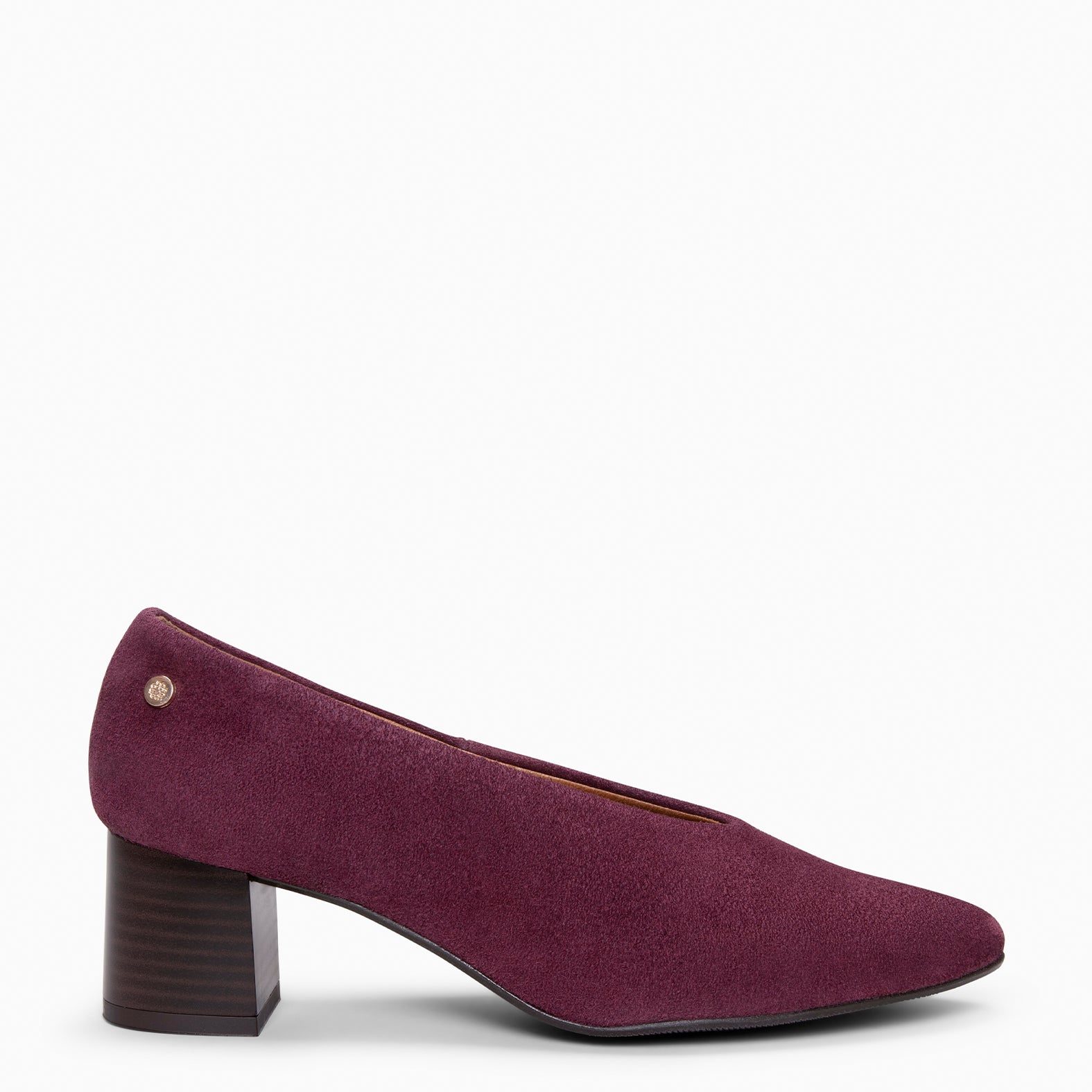 URBAN STYLE - Zapatos de tacón ancho BURDEOS - miMaO ®