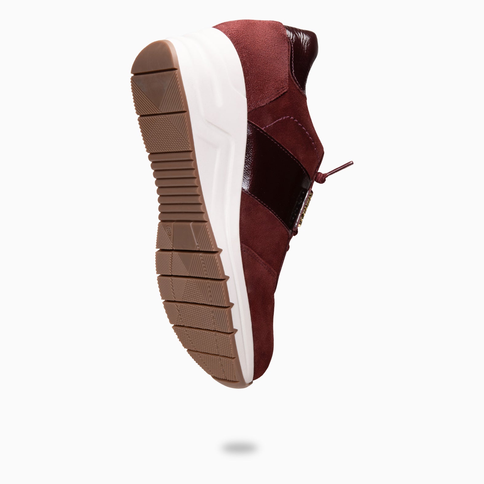 PAU - Zapatillas con cuña BURDEOS - miMaO ®