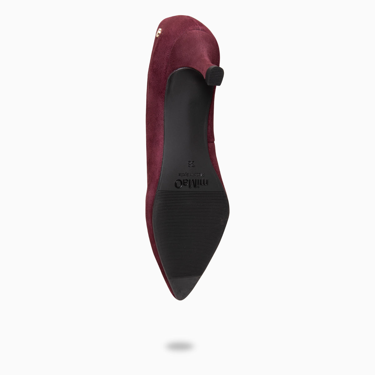 ESTHER – Sapato de salto baixo para mulher BORGONHA