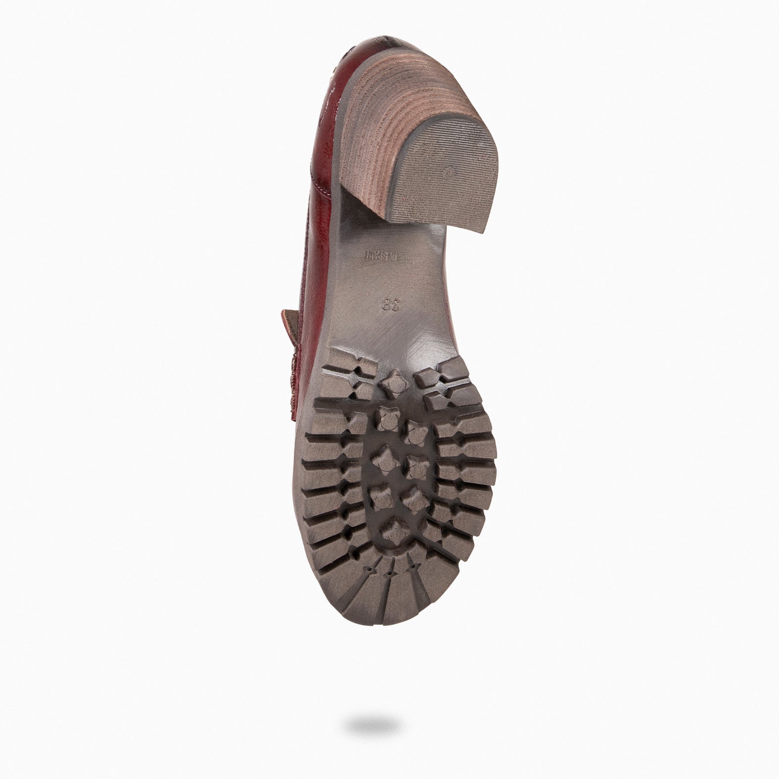 TREND S - Mocasines con tacón BURDEOS - miMaO ®