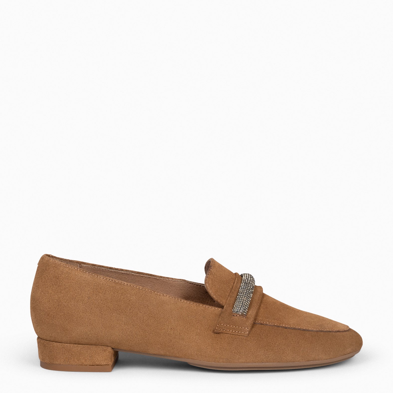 SLIPPERS BRIGHT -  CAMEL moccasins