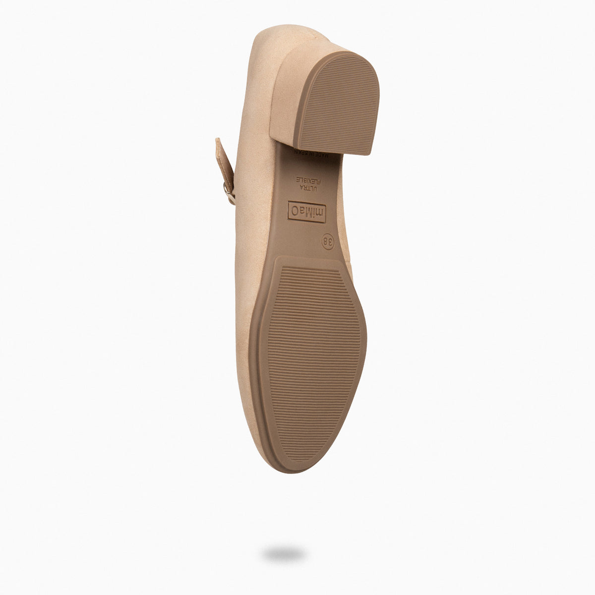 NORA – CAMEL Mary-Janes with low heel 