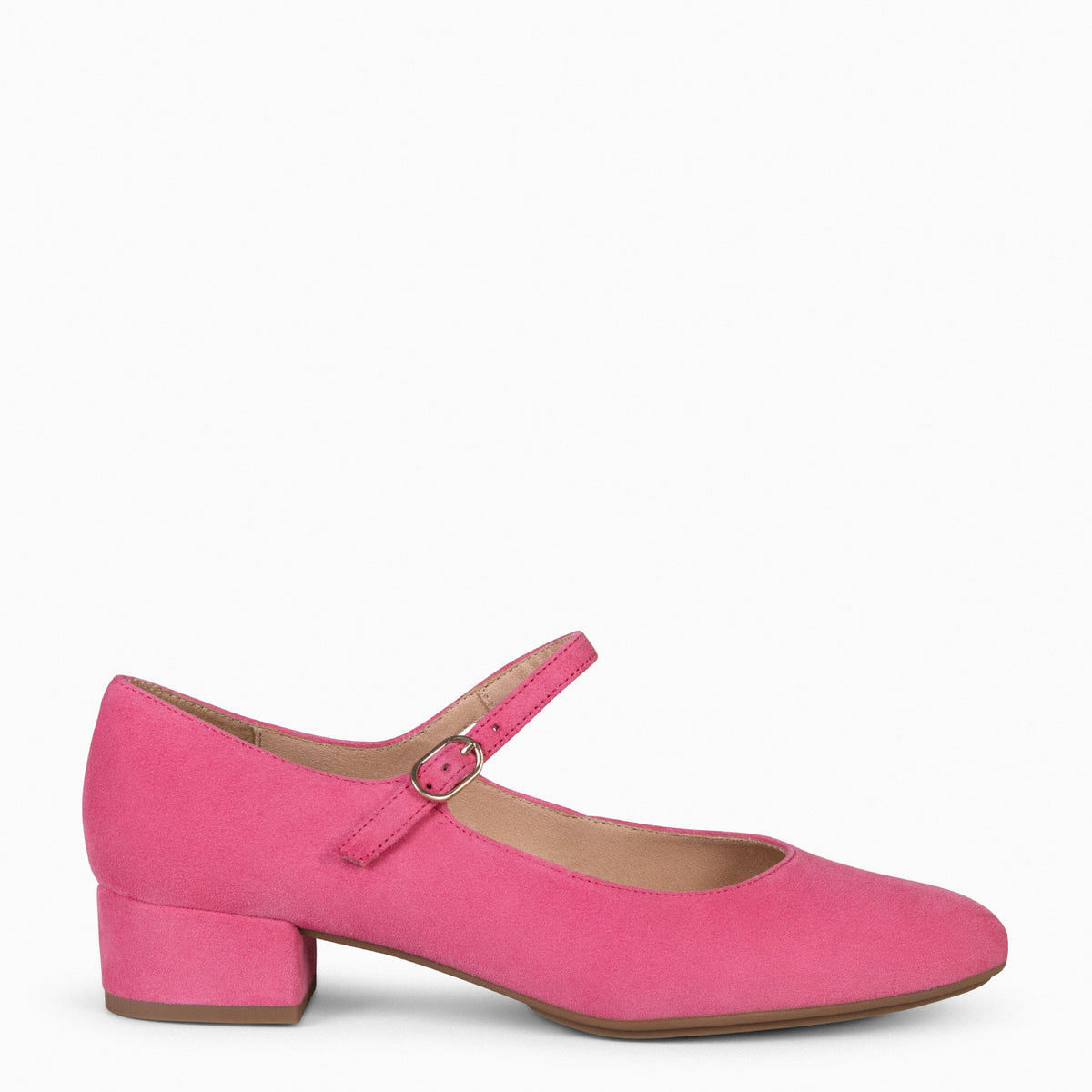 NORA – PINK Mary-Janes with low heel 