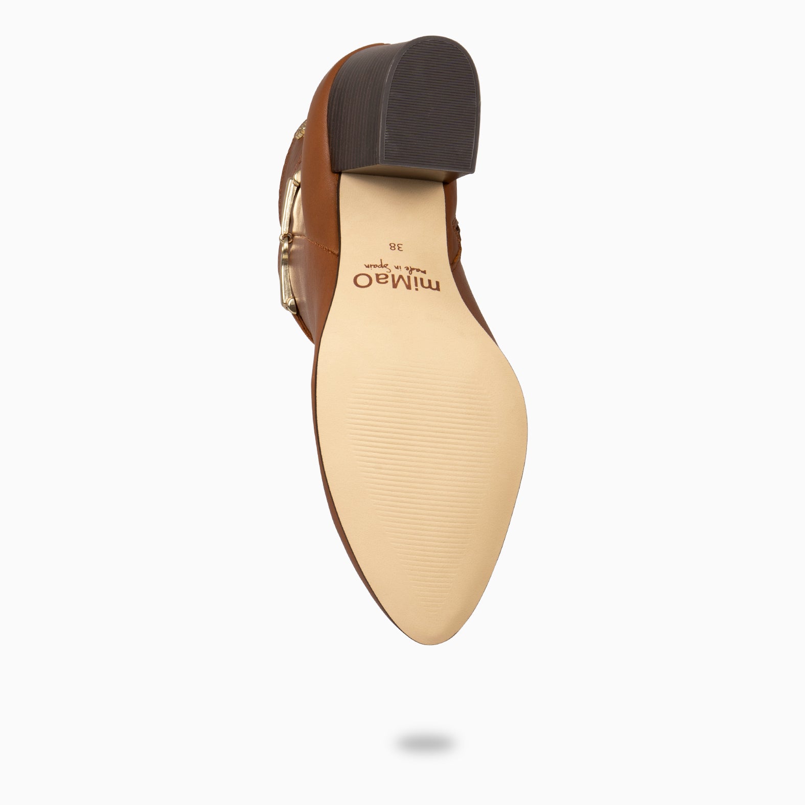 PALACE – Botin con tacón CAMEL - miMaO ®