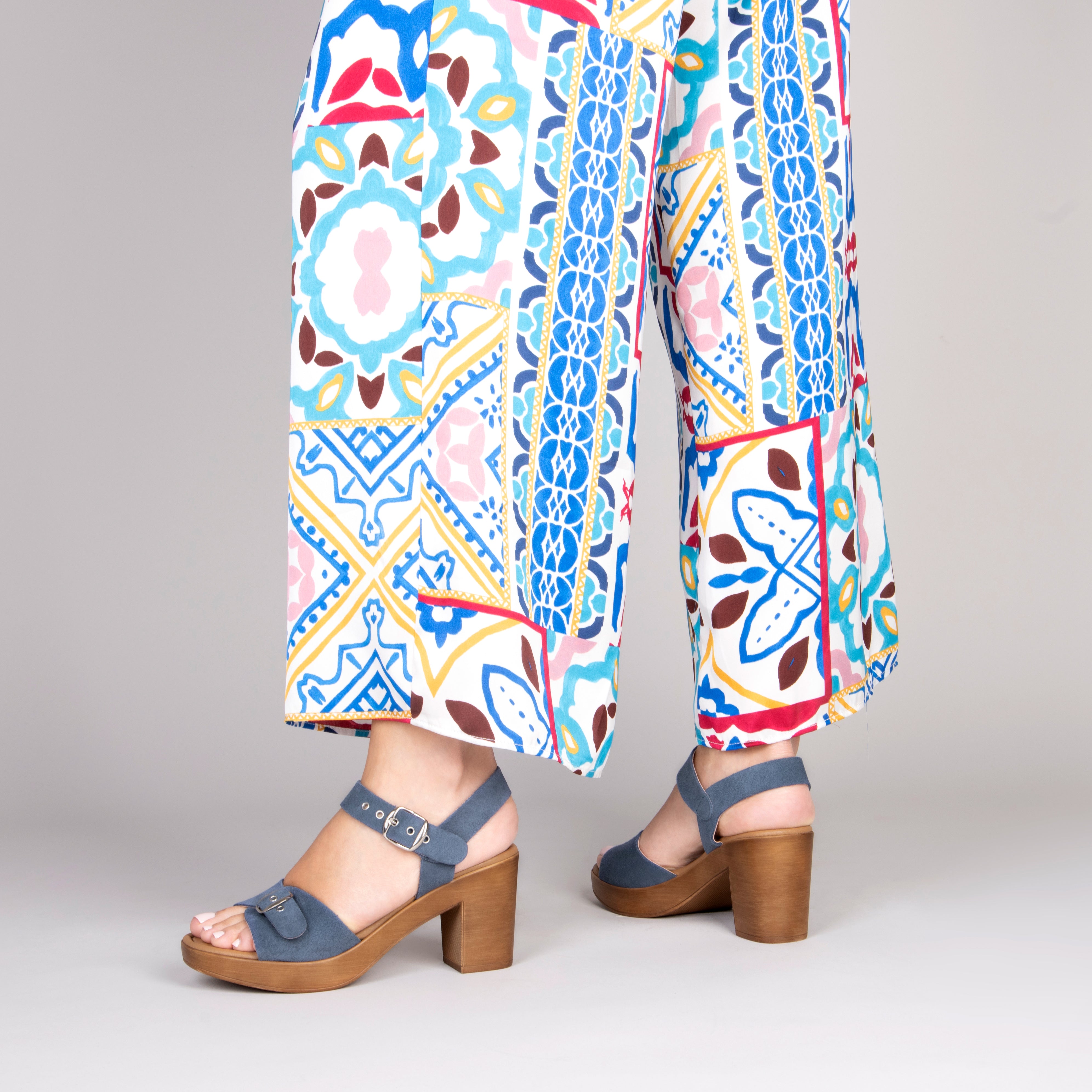 CLEO – JEANS Buckle sandal 