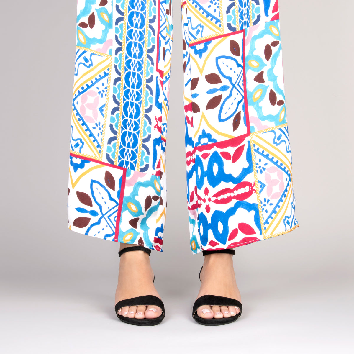 BEATRIZ – Sandalias de tacón ancho NEGRO